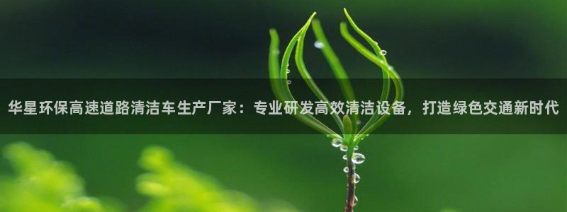 <h1>凯发k8国际(中国)官方网站·一触即发一径科技</h1>华星环保高速道路清洁车生产厂家：专业研发高效清洁设备，打造绿色交通新时代